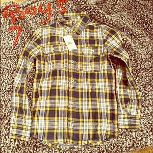 Boys 7 button up brand new